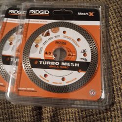 RIDGID  4.5 " Diamond Blades 