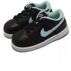 Nike Dunk Low SE TDE Barber Shop Black Blue Toddler Infant Casual DH9760-001