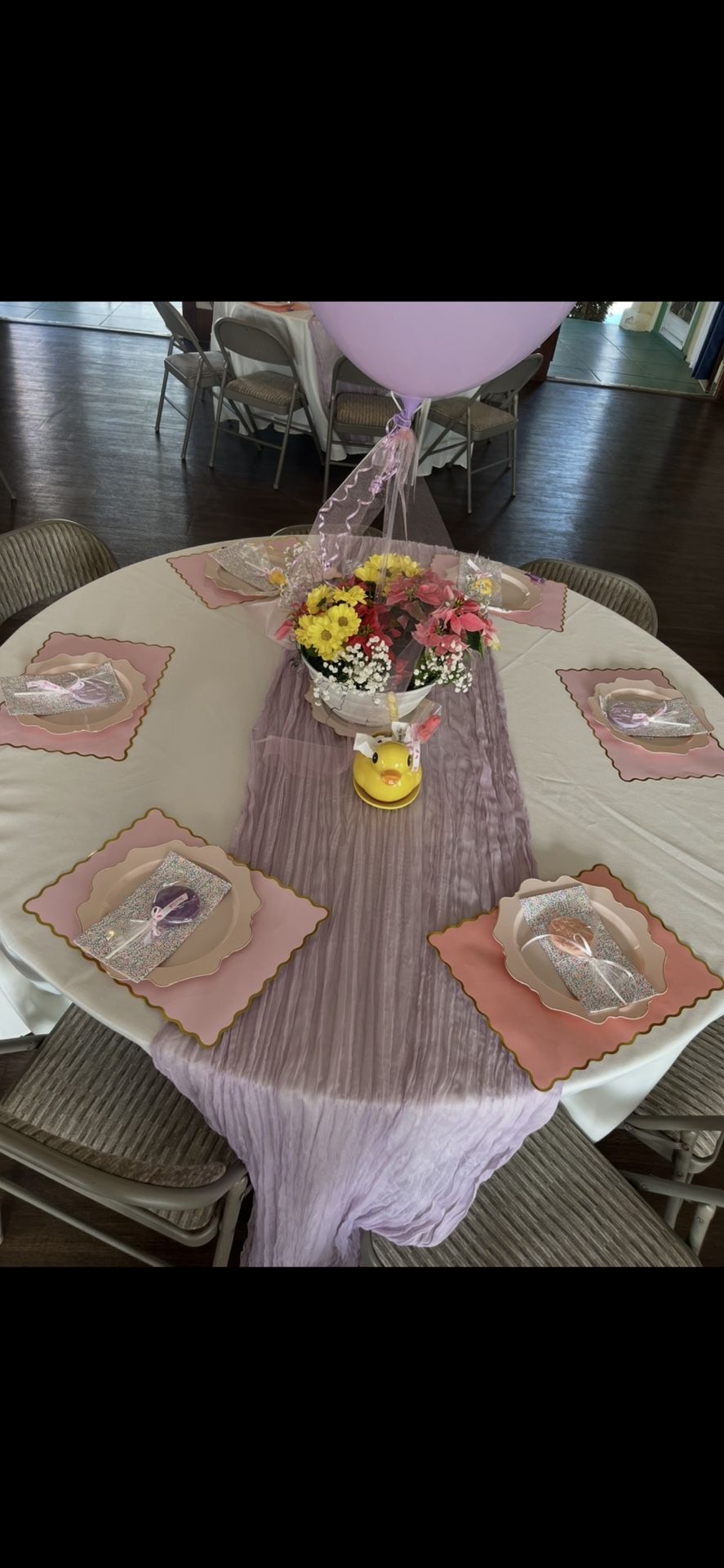 120 Inch Ivory Baby Shower Wedding Table Cloth Round