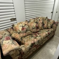 Couch And Oversized Chair With Ottoman 