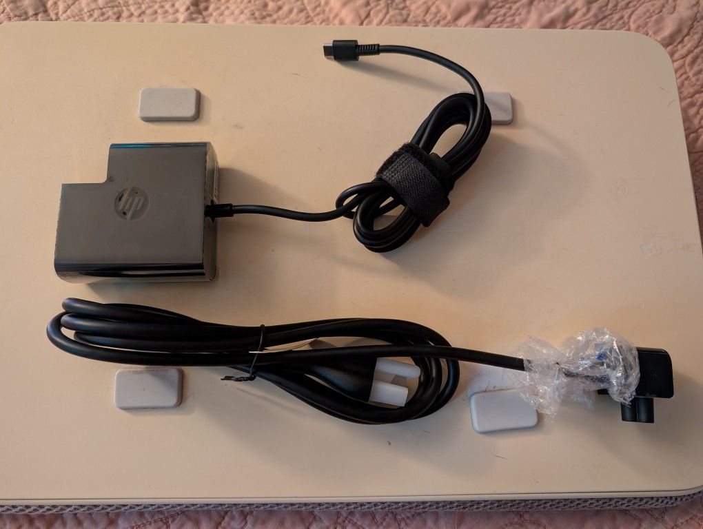 NEW Genuine OEM HP 65W Type-C USB-C AC Adapter Power Cord Laptop Charger