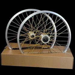 NEW Custom  Premium Bicycle Bmx wheelset Gold Silver 20" 9T