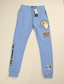 LA Rams Pro Standard Jogger Sweatpants Mens M Blue Super Bowl LVI Champions NWT