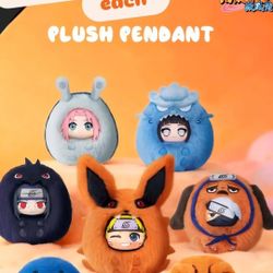 Top Toy Naruto Shippuden Cute Plush Keychain Surprise 3.5" Bag Charm Blind Box