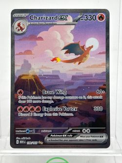 Pokémon TCG Scarlet & Violet: 151 Charizard ex 199/165 Holo English
