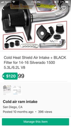 Cold air intake
