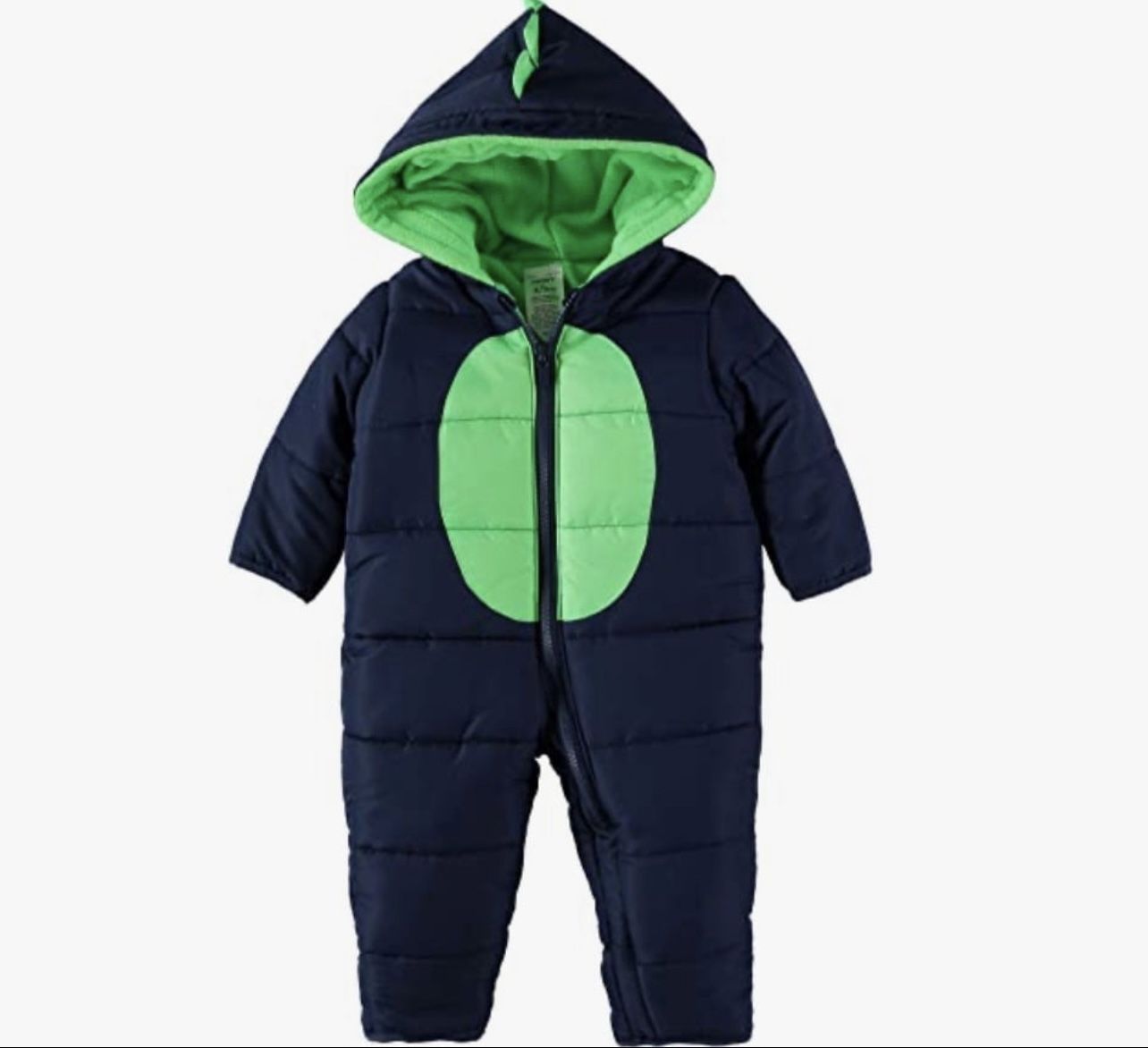 Carter's Baby Boy Girl Zip-Up Hooded Snowsuit with Fold Over Feet 6/9m NTW
