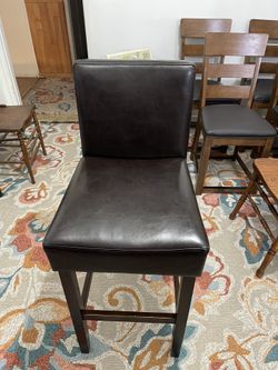 Dark Brown Bar Stool