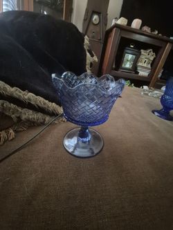 Antique Fenton candy dish