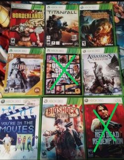 Xbox 360 games, $30 for all
