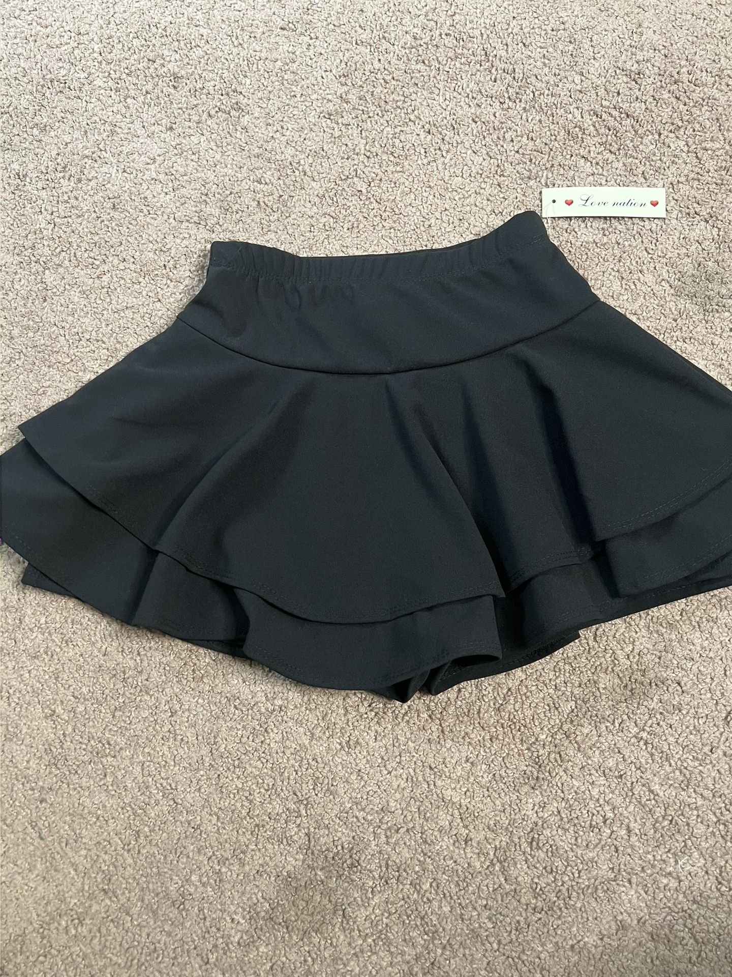Black Skirt With Built In shorts
