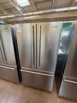 Smeg Counter Depth French Door Refrigerator