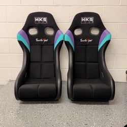 Carbon Kevlar HKS x BRIDE Zeta Bucket Seat Reps