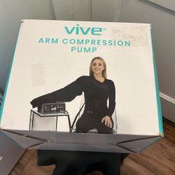 VIVE Arm Compression Pump With Sleeve. New In Open Box