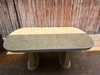 Dining table and 6 chairs