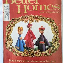 December 1963 Christmas Edition Better Homes & Gardens magazine.  BHG is a popular lifestyle magazine in the United States 
