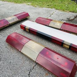 4 Roof Large Emergency Display Lights / Or Cool ManCave Wall Art 