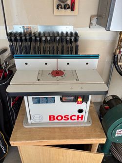 Bosch Routing Table with Router and Fence