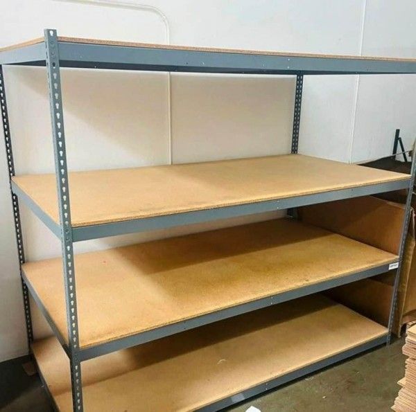 Garage Shelving 72 in W x 48 in D Industrial Warehouse Storage Rack
