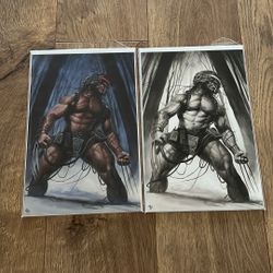X Lives of Wolverine #4 Adi Granov Virgin Color + Black & White Variant Set