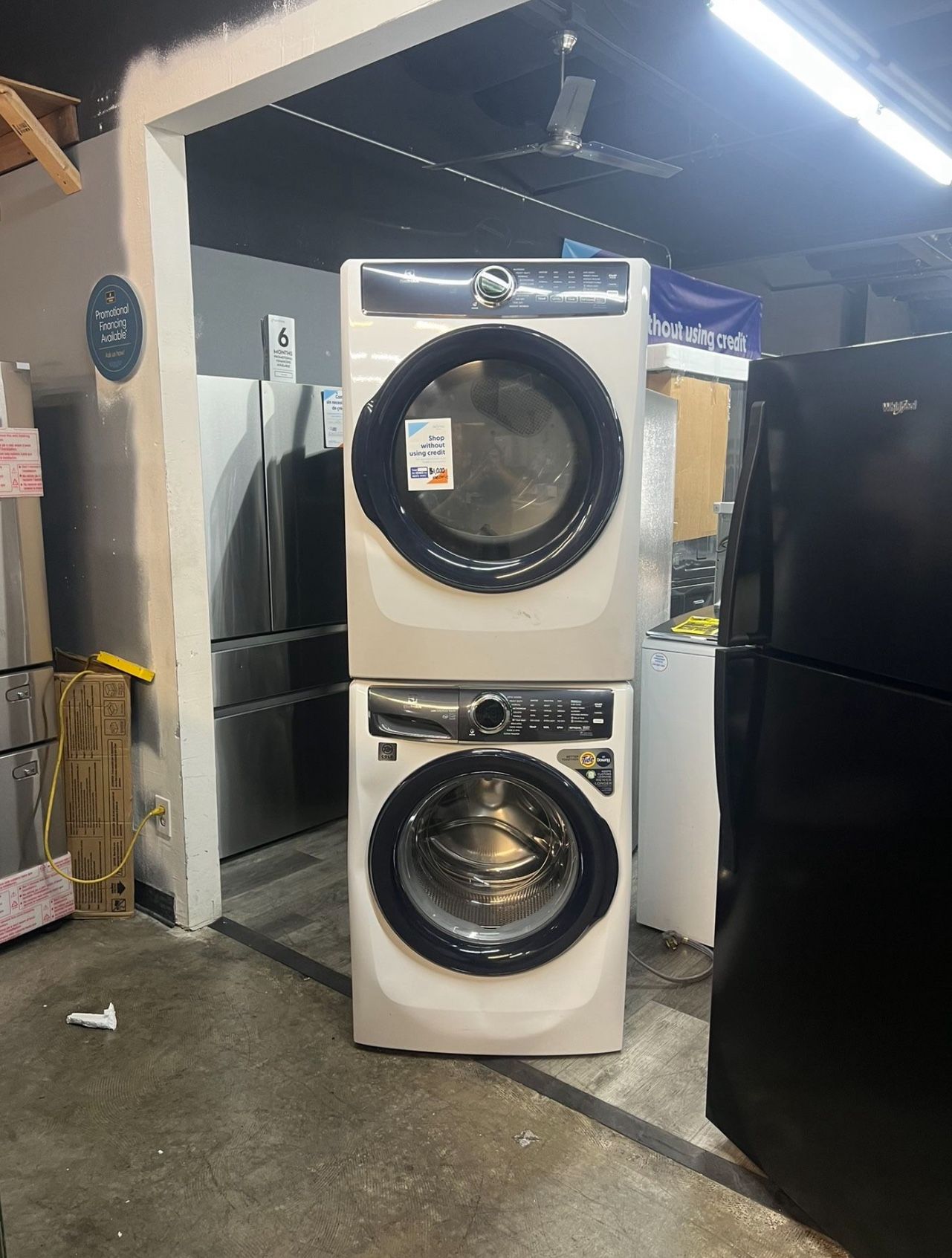 Electrolux - 4.5 Cu Ft Stackable Front Load Washer & 8.0 Cu Ft Stackable Electric Dryer