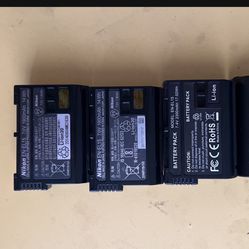 3 Nikon EN-EL15 Batteries