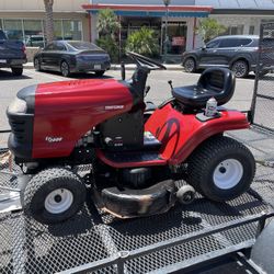 craftsman lt2000 riding lawn mower with accessories