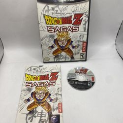 Dragon Ball Z Sagas Nintendo GameCube Complete CIB Authentic DBZ Goku Vegeta