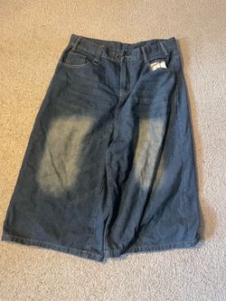 Blue short large jeans