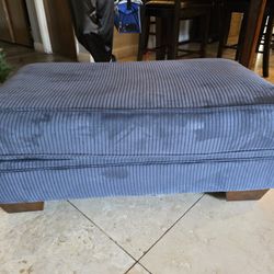 Two Seat Couch With Ottoman 