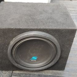 Alpine 10inch Sub Woofer with Box