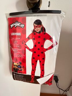 Brand new Kids Ladybug Costume Large 10-12 Marinette Dupain-Cheng Halloween
