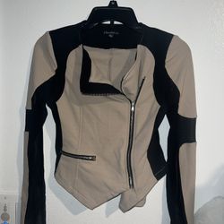 Women’s Size Small Unique Jacket With See Through Mesh ! Sexy With Leggings ! Night Out Vibes 