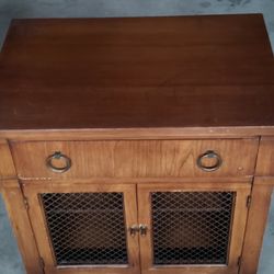 Antique Night Stand Cabinet