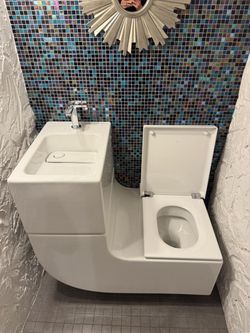 Roca W+W Integrated Toilet + Sink | European Designer Fixture
