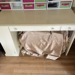 Solid Wood White Desk