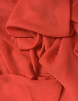 1 Extra Long Coral Chiffon Table Cloth