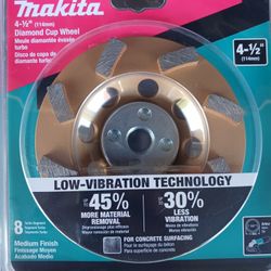 Diamond Cup Wheel 4 1/2