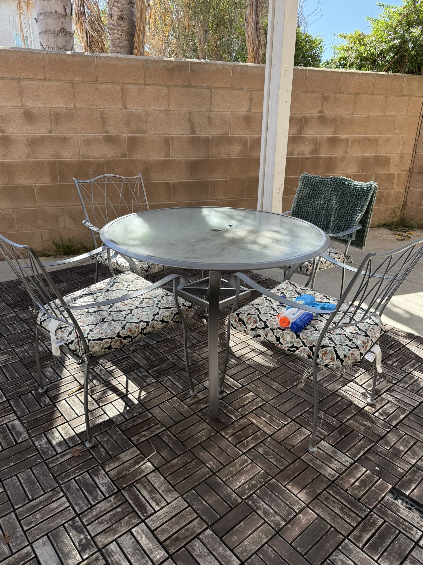Outdoor Patio Dining Table Set
