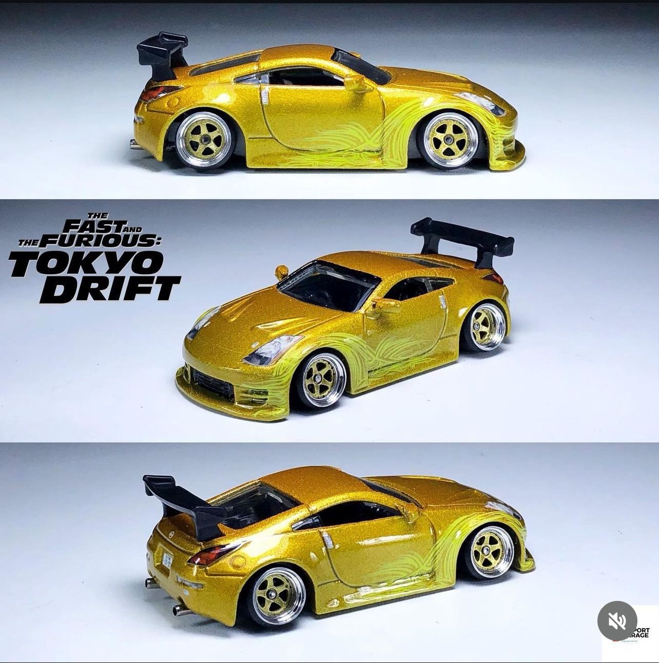 1/64 Custom Fast And Furious Tokyo Drift Nissan 350z