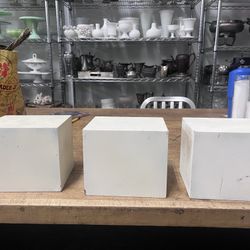 15 White Wood Boxes 