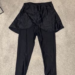 Swim Leggings With Skirt