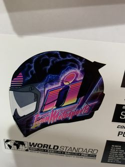 Icon Airflite Synthwave Full FaceTime Helmet for Sale in Chula