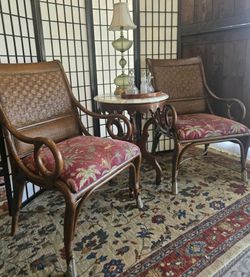 Hooker Furniture Armchairs Tropical Colonial Style