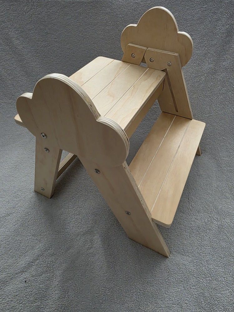 👶🪵Kids Wooden Step Stool | Montessori Learning Tower | Brand New