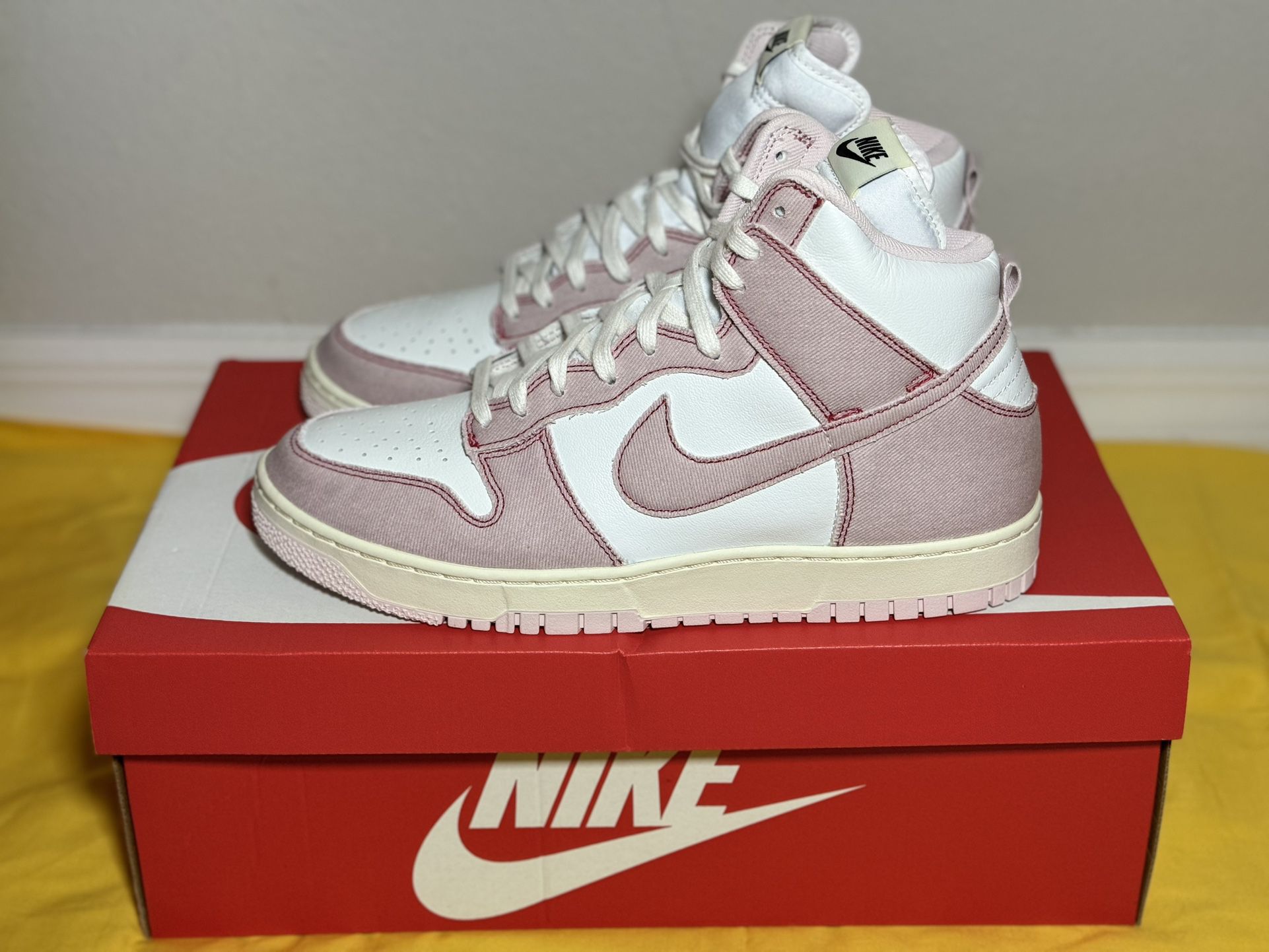 Nike Dunk High 1985 'Barely Rose' - Brand New, Size 11.5, Retro Style