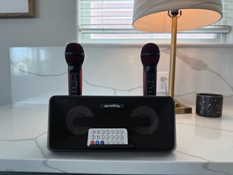 Karaoke Machine with Two Microphones