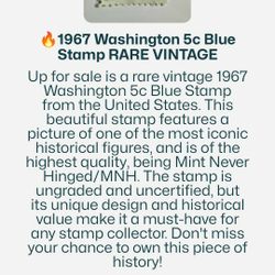 5 Cent George Washington Stamp