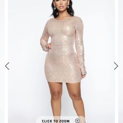 Fashion Nova Sequin Dress Size s