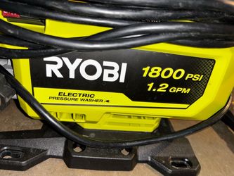 Ryobi pressure washer 1800